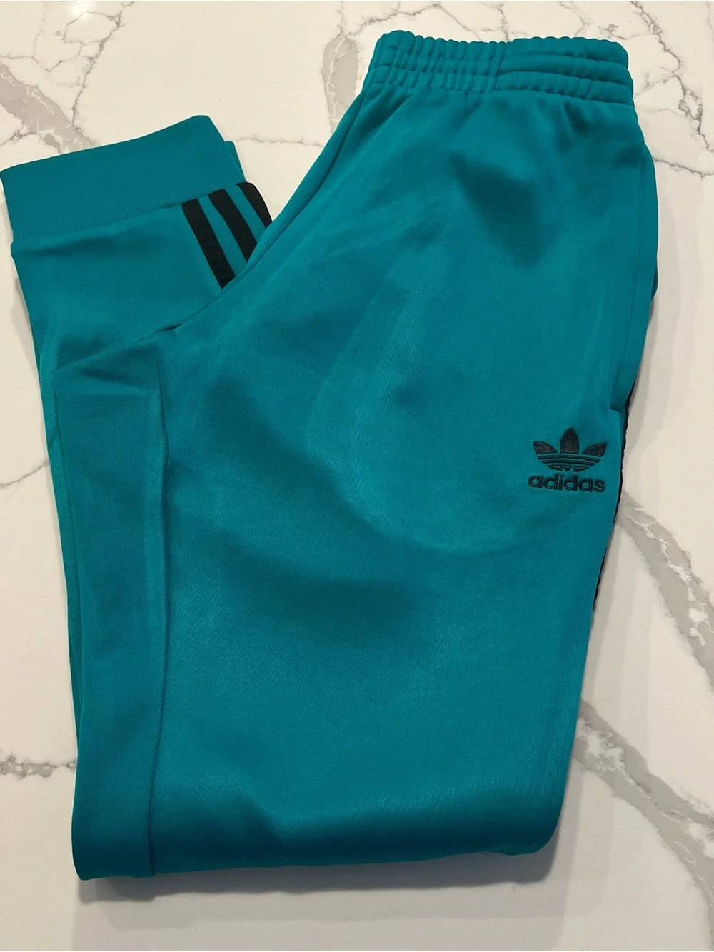 MENS ADIDAS Teal Track Pants - Size M